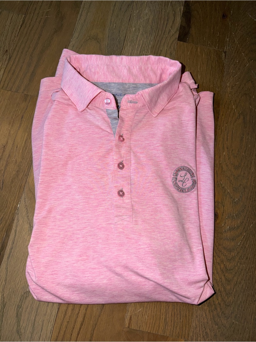 johnnie-O Heather Pink Men's Polo Shirt